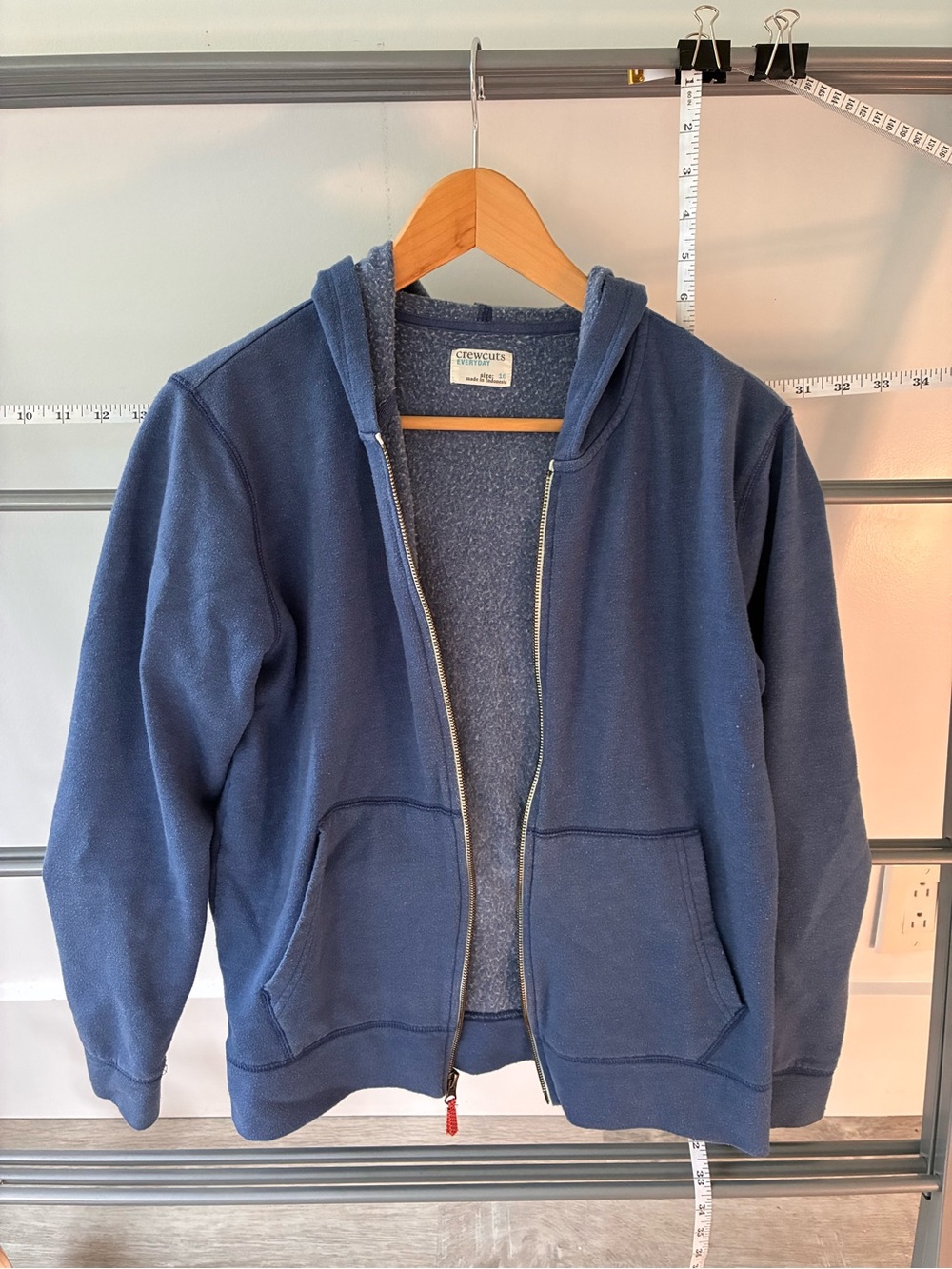 Comfy Crewcuts Blue Full-Zip Hoodie